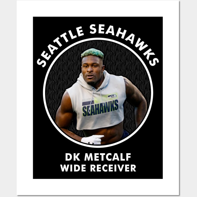 DK METCALF - WR - SEATTLE SEAHAWKS Wall Art by Mudahan Muncul 2022